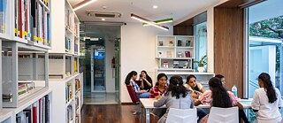 Bibliothek Bangalore &copy; © Leonie Hugendubel  Bibliothek Bangalore