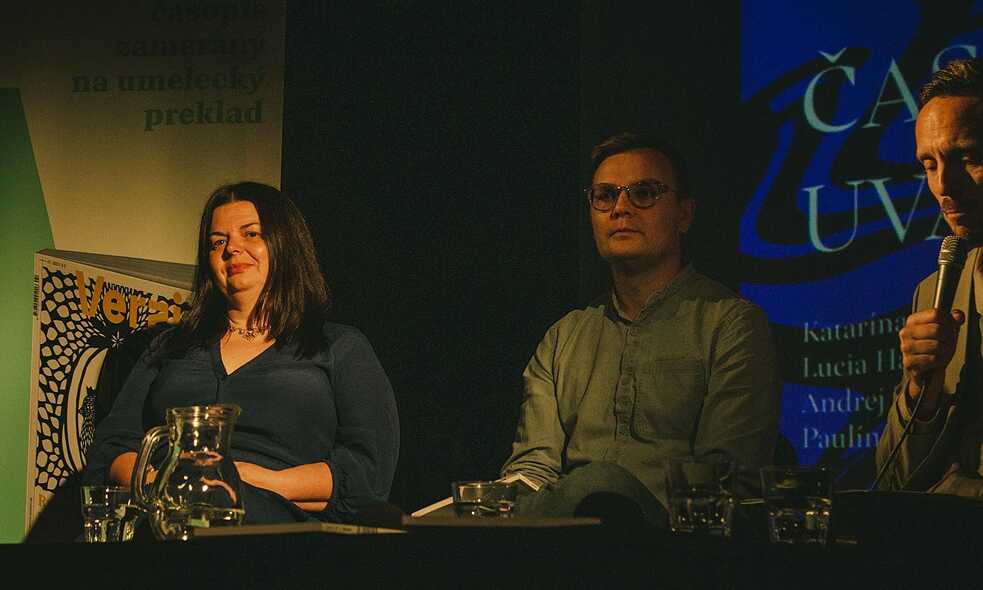 Literarischer Salon auf dem Übersetzerfestival TRANZ 2023 in Banská Bystrica © Veronika Čapkovičová