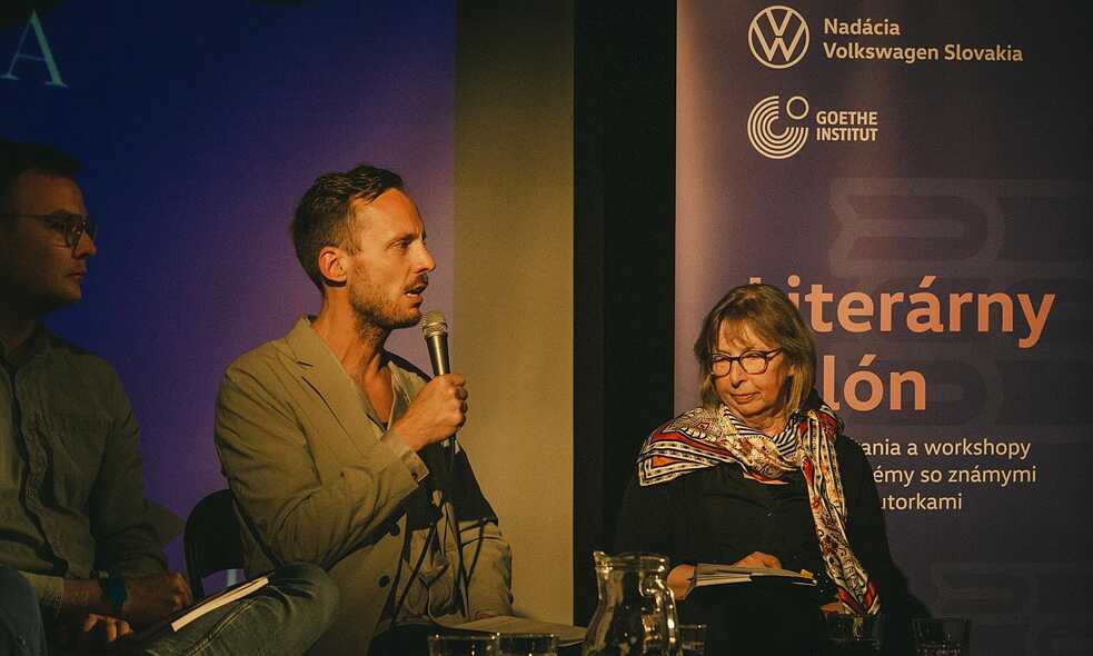 Literarischer Salon auf dem Übersetzerfestival TRANZ 2023 in Banská Bystrica © Veronika Čapkovičová