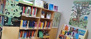 Children's corner in the library of the Goethe-Institut Glasgow