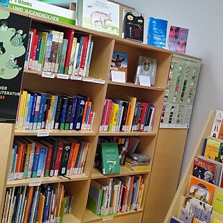 Children's corner in the library of the Goethe-Institut Glasgow