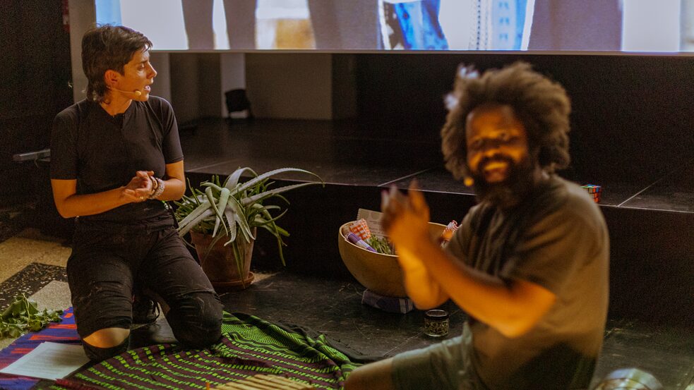 Still from “Mediateca: A Resonance Spiral”