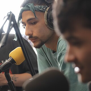 AK13 im Studio von reboot.fm