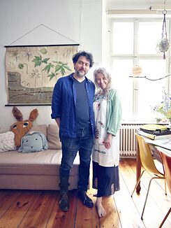 Die Gründer des Hörbuchverlags Locomoctavia Audiolibri Daniele und Tanja Fior
