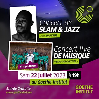 Anzeige, Musikabend 22. Juli &copy; Goethe-Institut Musikabend 22. Juli