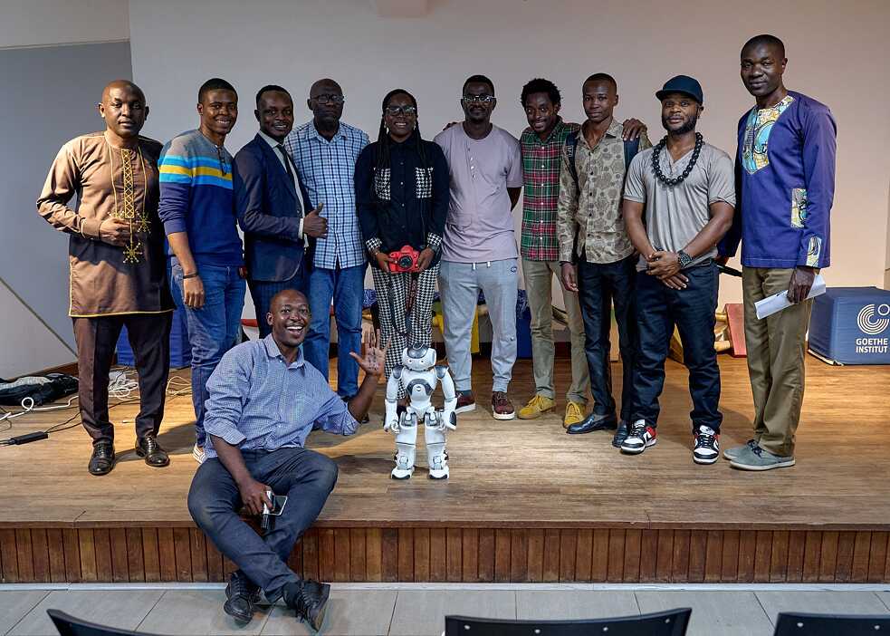 Goethe-Institut Robot in Residence in Yaounde Cameroon