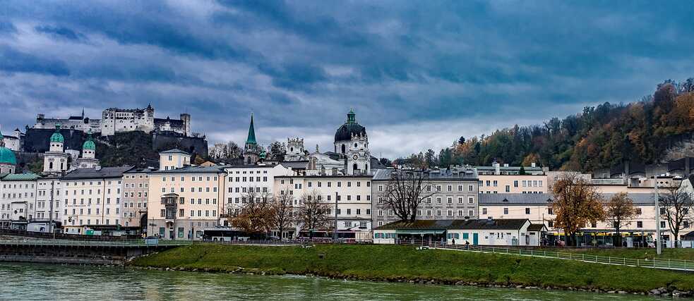 Blick auf die Stadt Salzburg