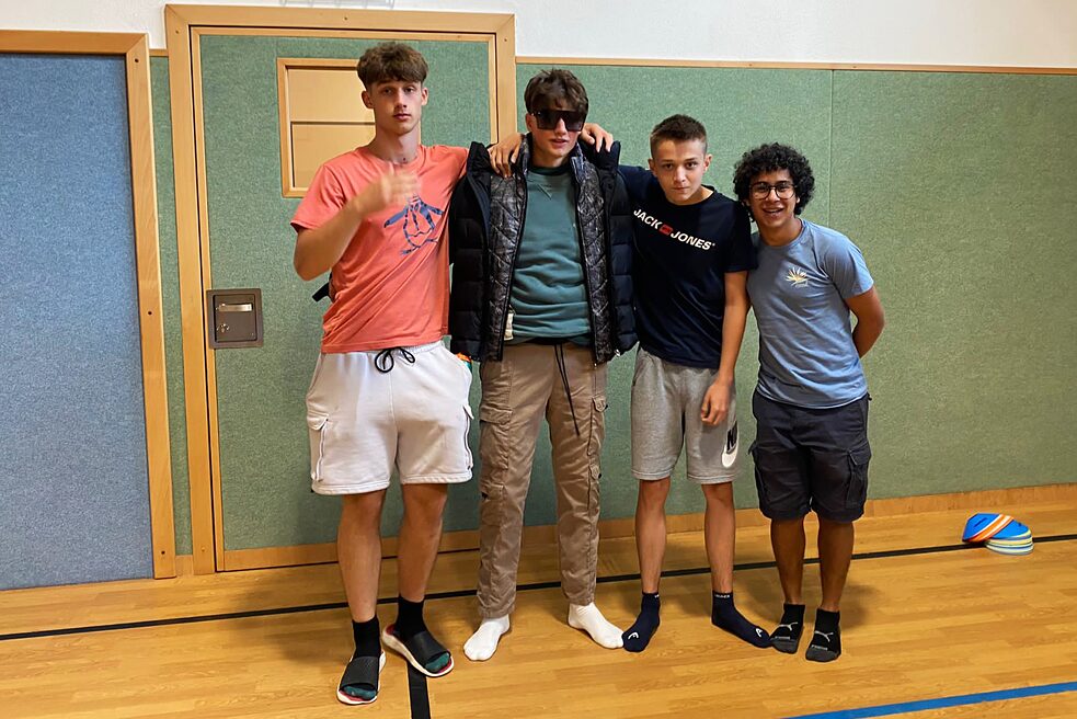 Verkleidete Jugendliche