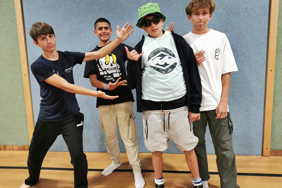 Verkleidete Jugendliche