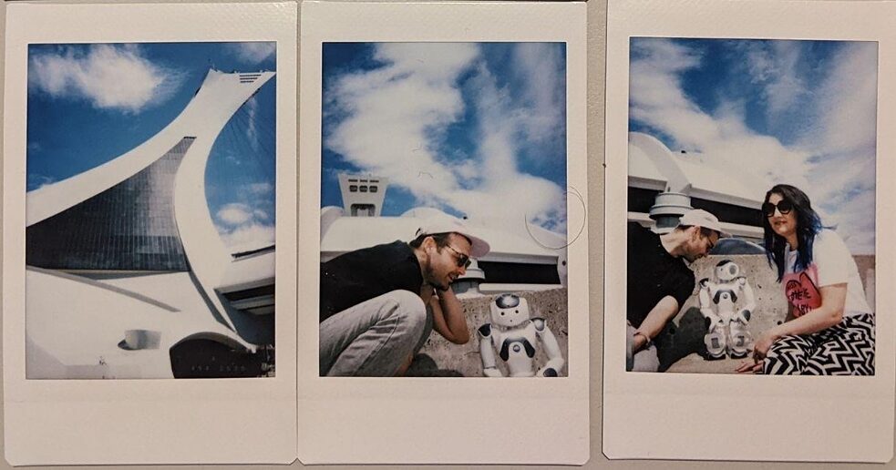 Polaroids as memory of NAO
