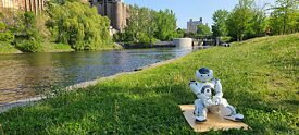 NAO at the old port of Montreal