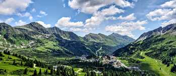 Blick auf Obertauern