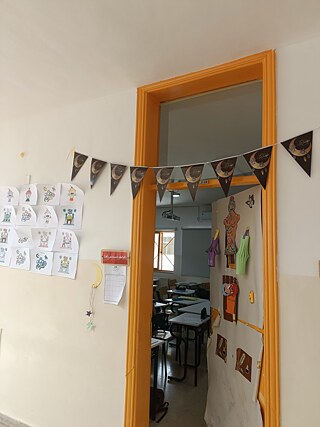 Ramadan-Deko im Schulgebäude