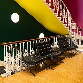 colourful staircase