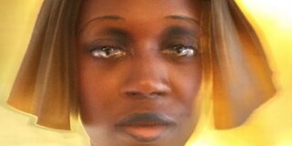 woman face close up