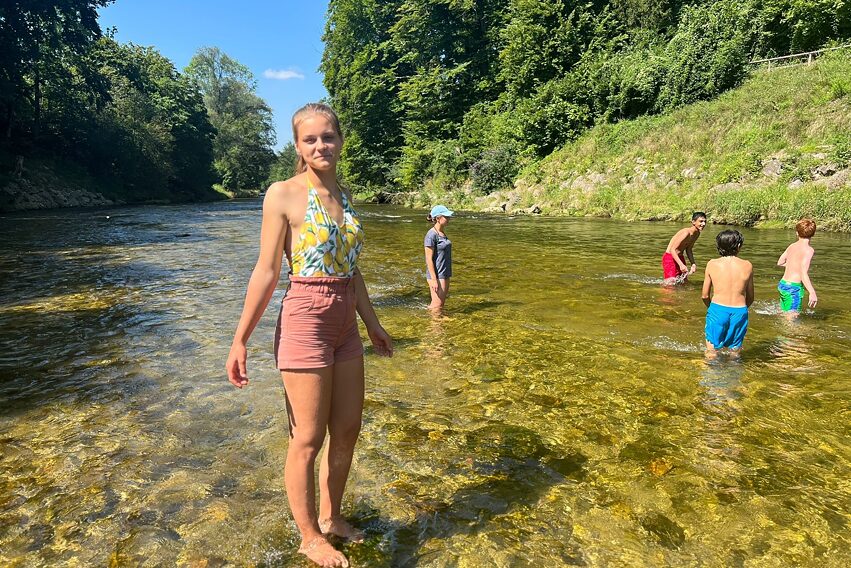 Voller Erflog beim Deutsch lernen,…