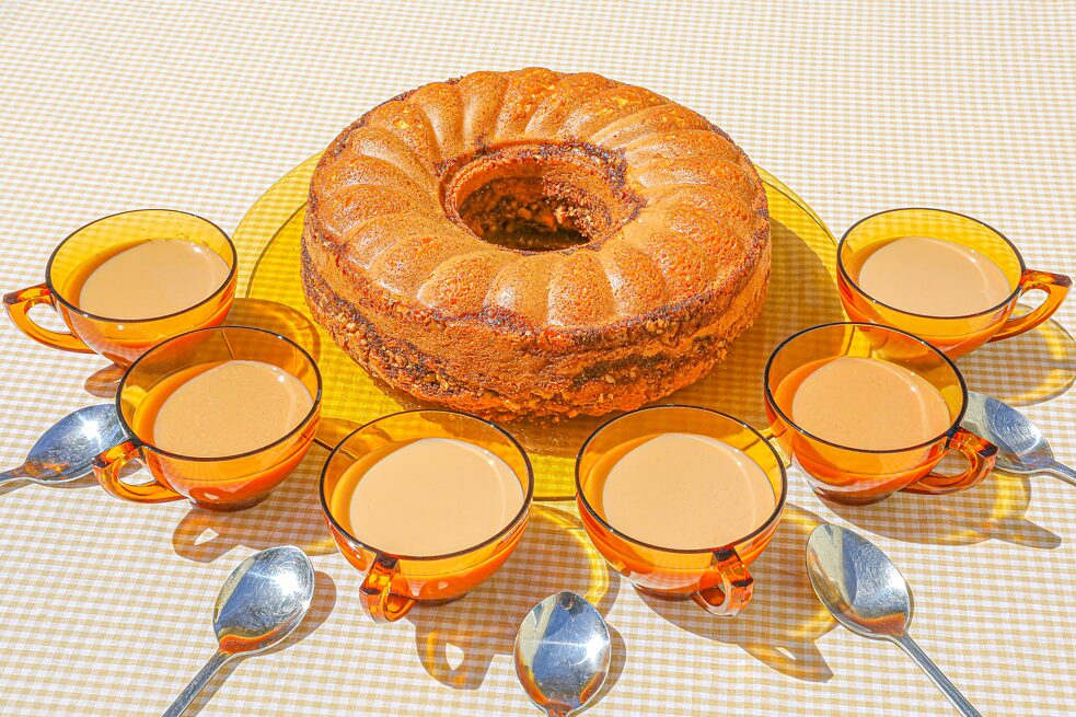 Pastel de café alemán