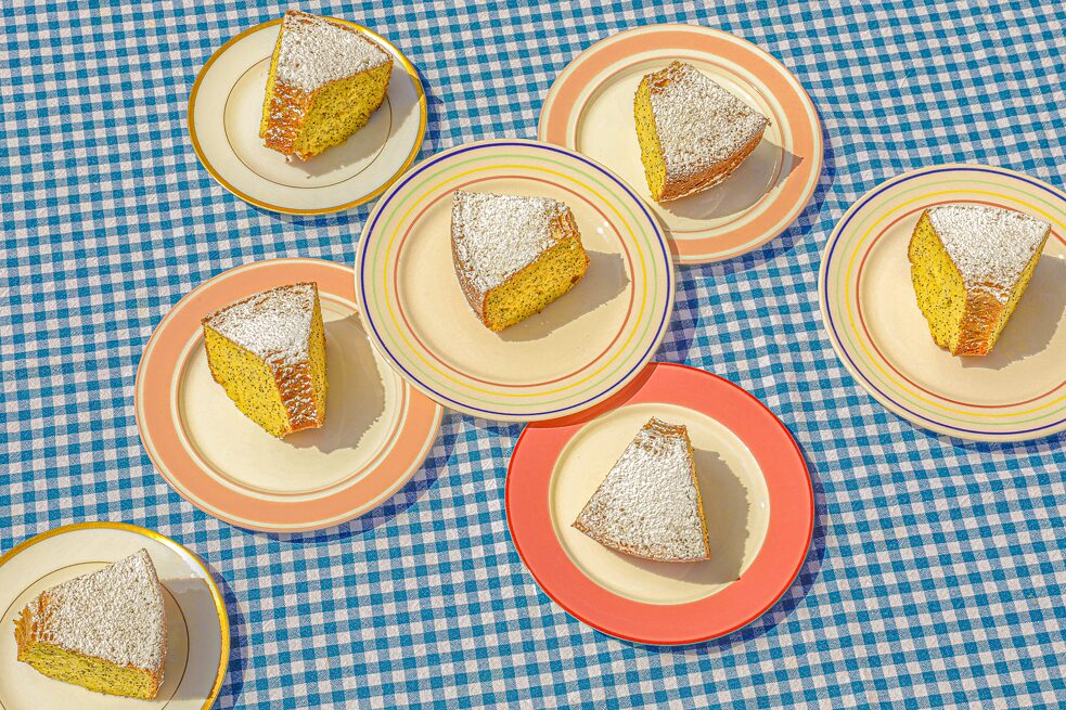 Pastel de semillas de amapola