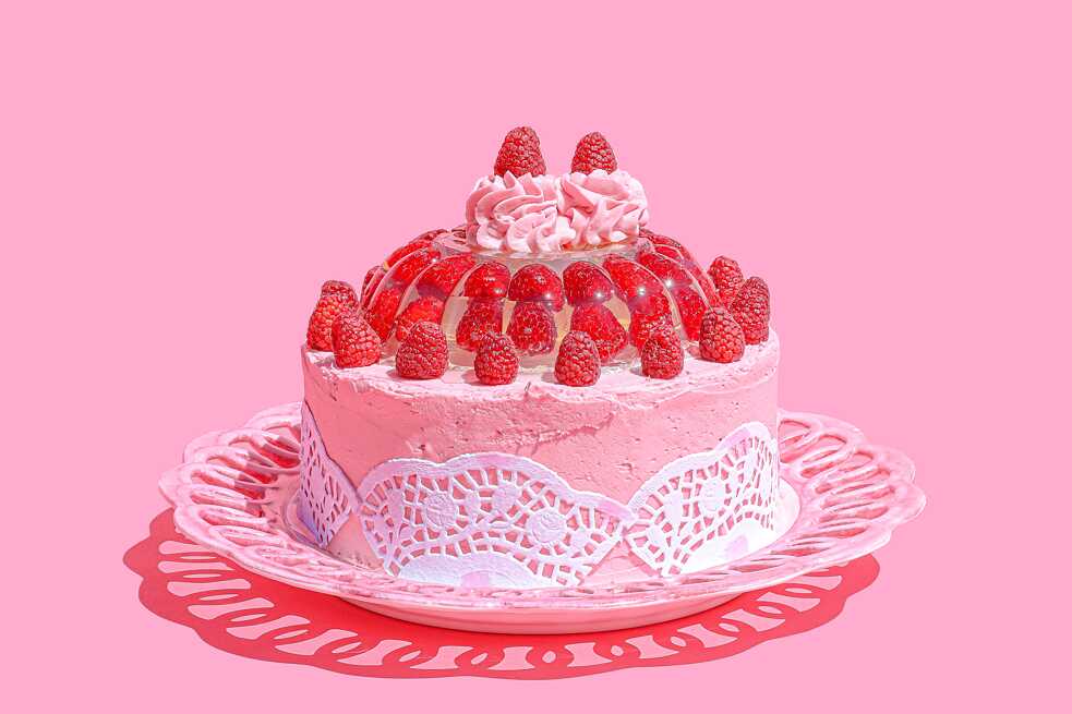 Tarta de frambuesas