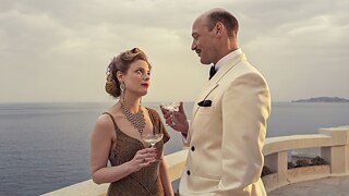 Gillian Jacobs as Mary Jayne Gold and Corey Stoll as Graham Patterson in Transatlantic,  