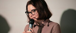 Diskussion mit den Expert*innen und Kulturschaffenden Liubov Morozova und Dr. Jörg Morré, moderiert von Fabian Mühlthaler.