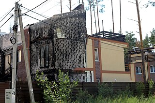 Buča/Hostomeľ Kyjevská oblasť, júl 2023: Vojnové škody na sídlisku