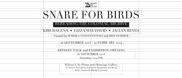 Snare for Birds: Rereading the Colonial Archive