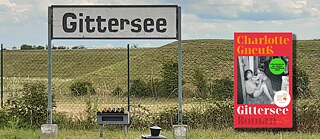 Railroad station of Gittersee in Saxony, cover of the book "Gittersee" by Charlotte Gneuß