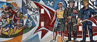 Walter Womacka: Unser Leben. Mosaik an der Fassede des Hauses des Lehrers in Berlin (1962-1964)