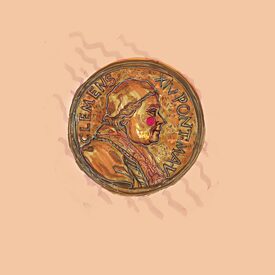 Ілюстрація монети, яку випаскав Папа Римський