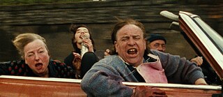 Szene aus dem Film „Das deutsche Kettensägenmassaker“.