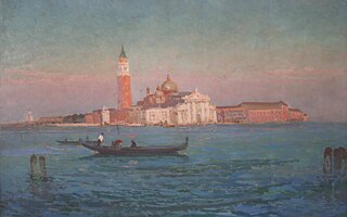 Ivan Truš | Benátky, ostrov San Giorgio Maggiore (1908)