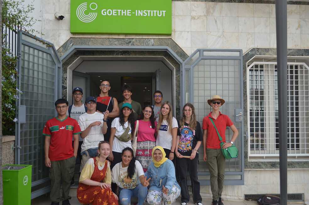 Photo de groupe camp d'été du Maroc 2023
