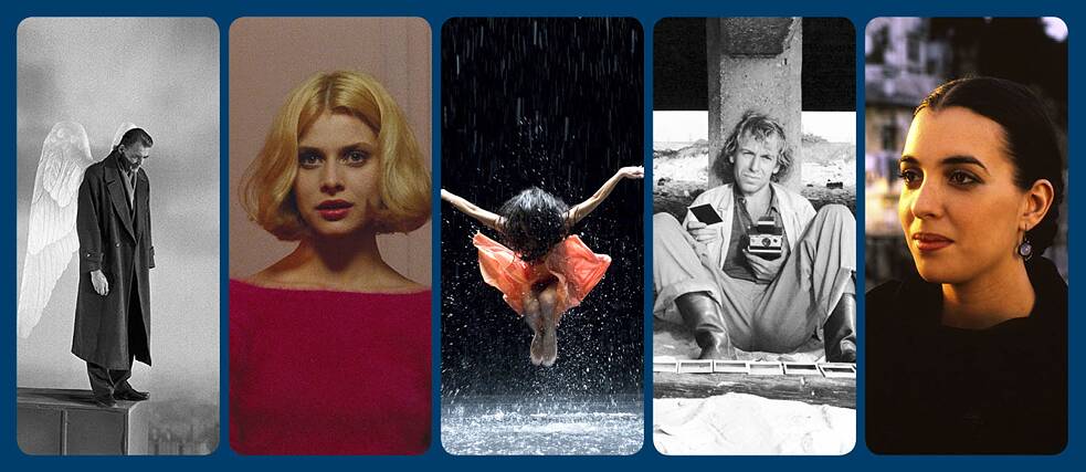 There are five film styles: Wings of Desire; Paris, Texas; Pina; Alice in the Cities; Lisbon Story