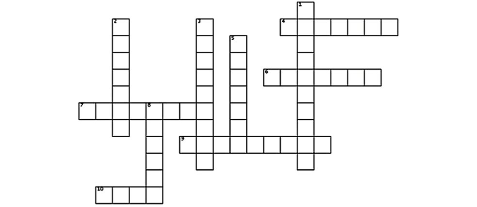Kreuzworträtsel „Städte“ 