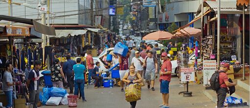 Rua movimentada
