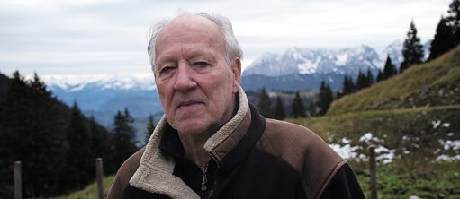 Werner Herzog, foto dal set di “Radical Dreamer”