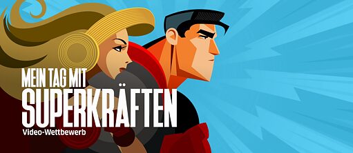 Yarışma için illüstrasyon “Süper güçlerle günüm”