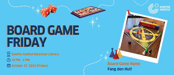 BOARD GAME FRIDAY! October