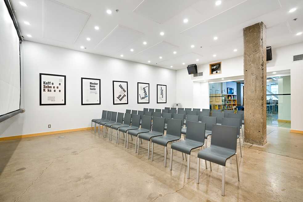 Multifunctional room at the Goethe-Institut Montreal