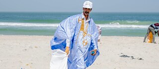 Auf dem Weg des Abfalls