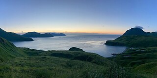 Tsunami Mountain Sunset