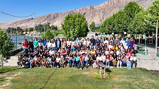 Gruppenfoto PASCH Sommerfest am Dukan See