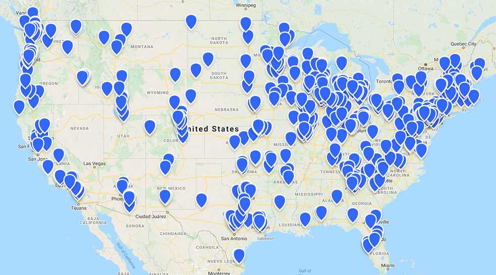 GAPP schools map