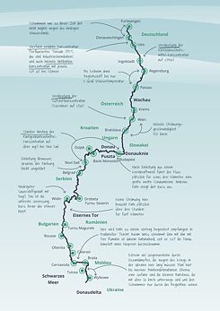 Geografska karta Dunava