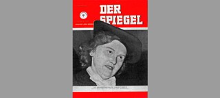 Cover des "Spiegel" mit einem Schwarz-Weiß-Foto von Ilse Koch 