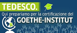 Deutschprüfungen des Goethe-Instituts – Logo für Schulen