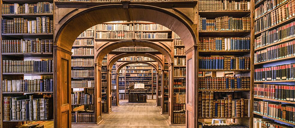 La storica Biblioteca delle Scienze dell'Alta Lusazia, dove sono state girate alcune scene de "L'Apprendista stregone"