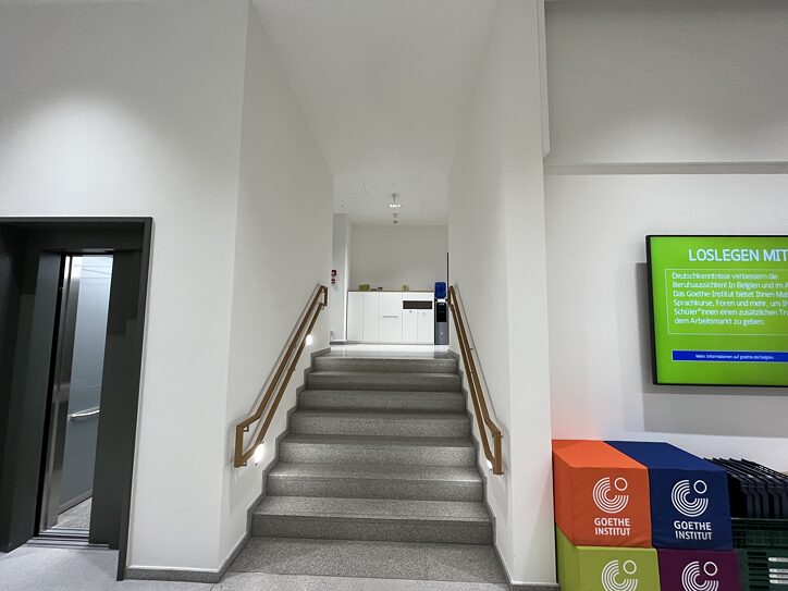 Eingangshalle Goethe-Institut Belgien