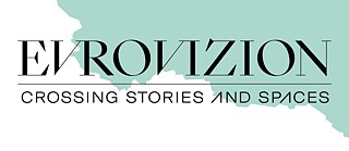 Der Titel des Projekts auf einer abstrakten Landkarte